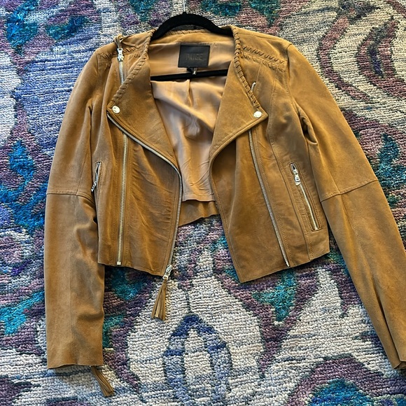 Paige Tiana Suede Genuine Leather Jacket - barely worn - great condition - Picture 2 of 3